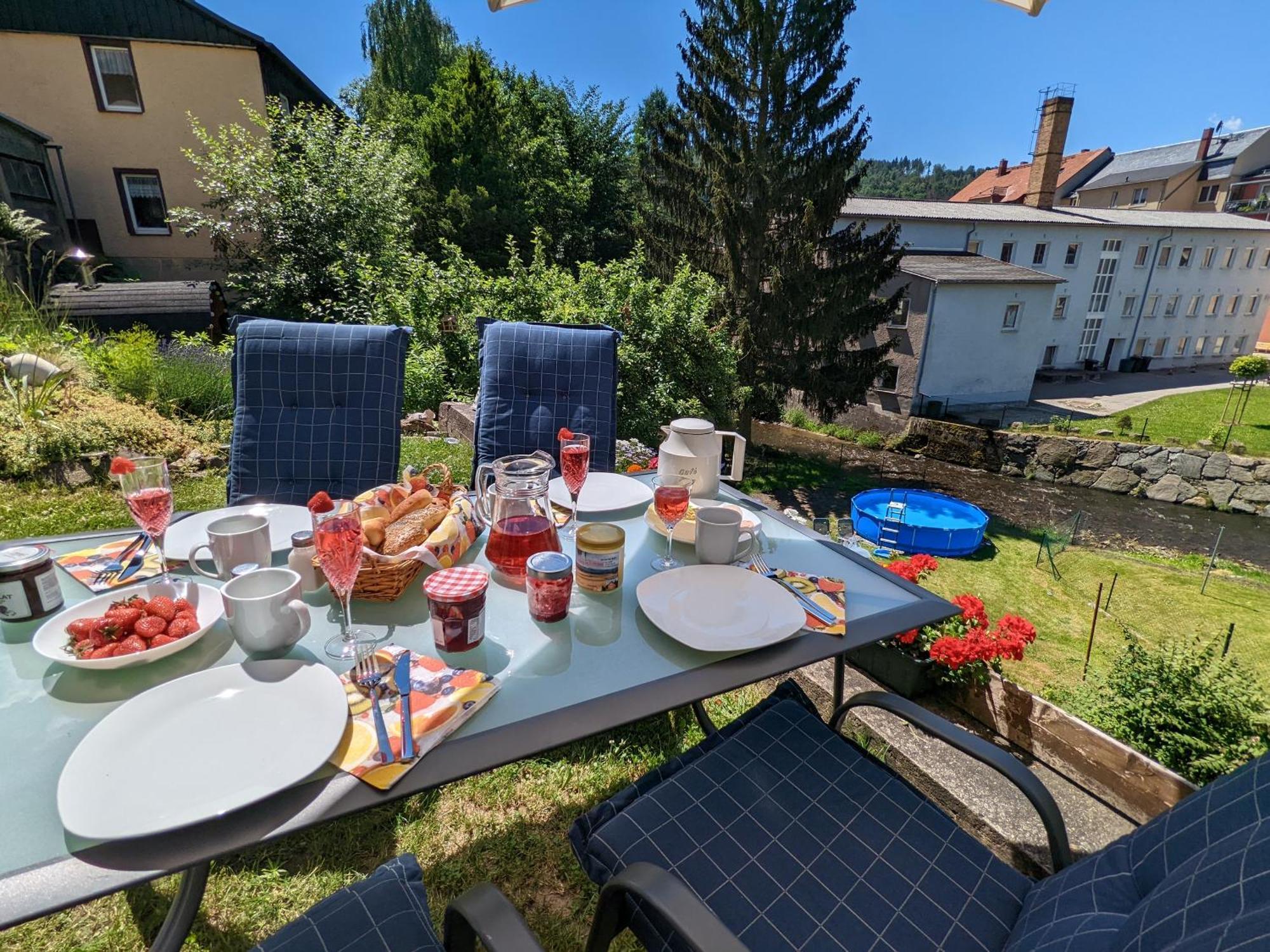 Hw3 - Urlaubsmagie - Helle, Grosse Wohnung Mit Pool Sebnitz Exteriör bild