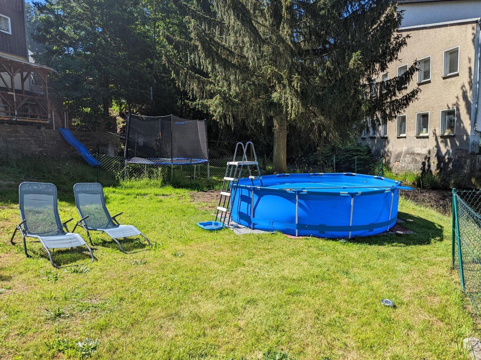 Hw3 - Urlaubsmagie - Helle, Grosse Wohnung Mit Pool Sebnitz Exteriör bild