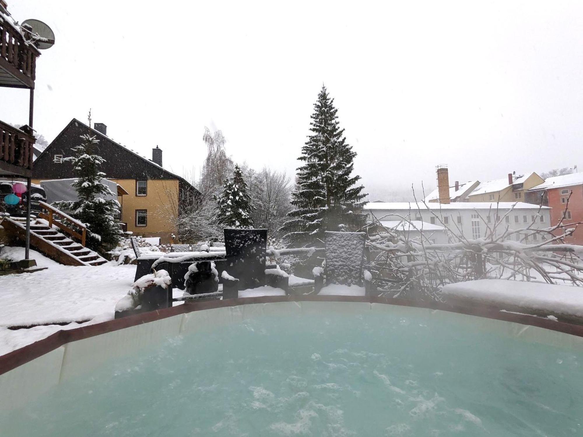Hw3 - Urlaubsmagie - Helle, Grosse Wohnung Mit Pool Sebnitz Exteriör bild