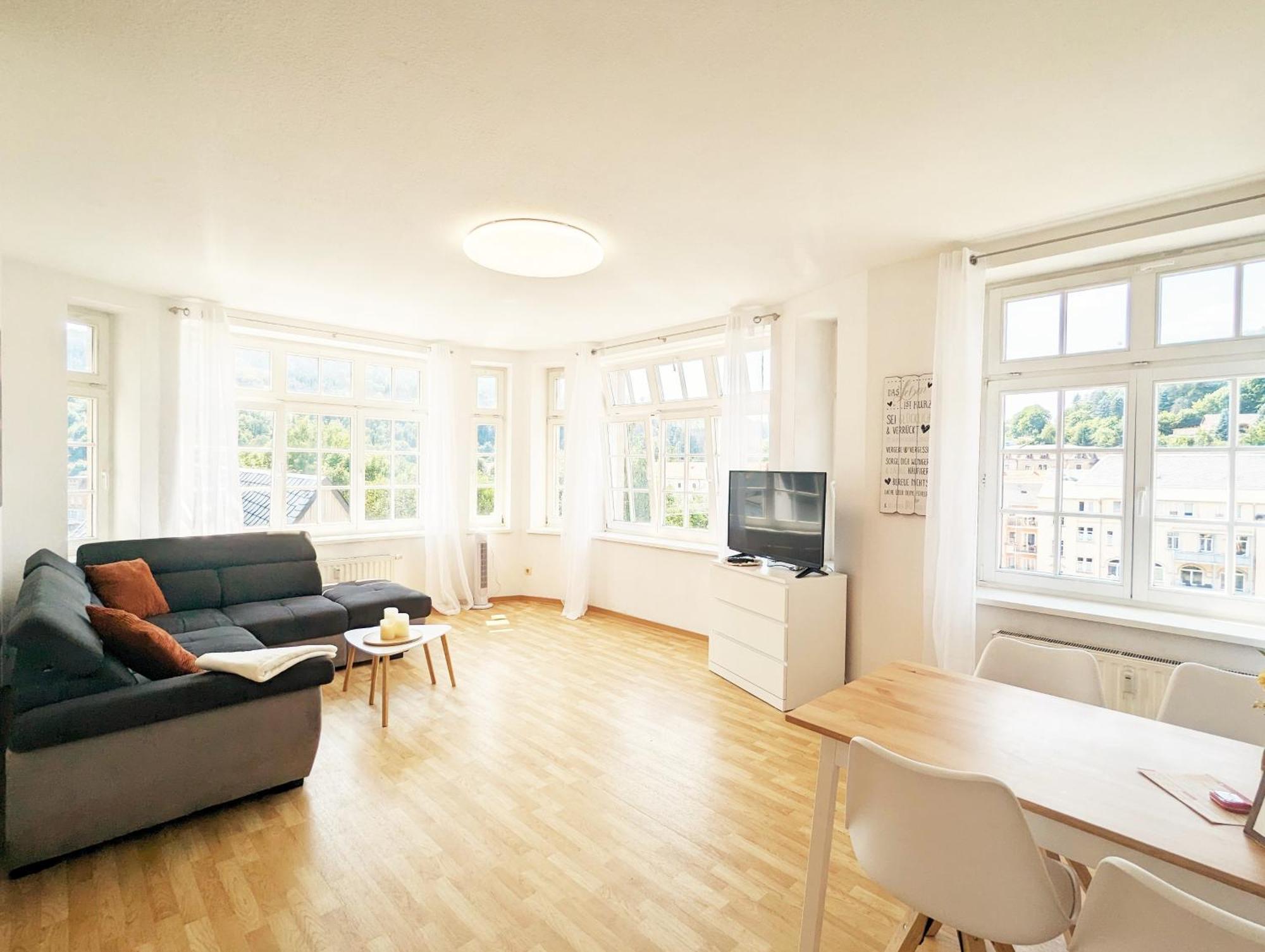 Hw3 - Urlaubsmagie - Helle, Grosse Wohnung Mit Pool Sebnitz Exteriör bild