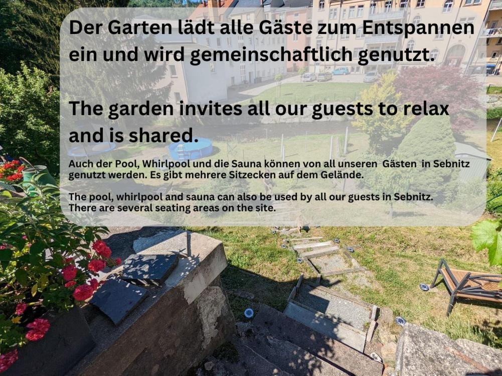 Hw3 - Urlaubsmagie - Helle, Grosse Wohnung Mit Pool Sebnitz Exteriör bild